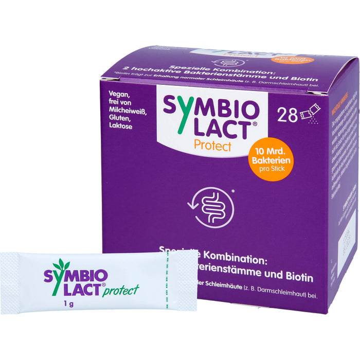SymbioLact protect zur Erhaltung normaler Schleimhäute, 28 St. Beutel