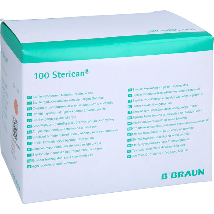 Sterican Einmalkanüle 25G 0,50 x 16 mm, 100 St. Kanülen