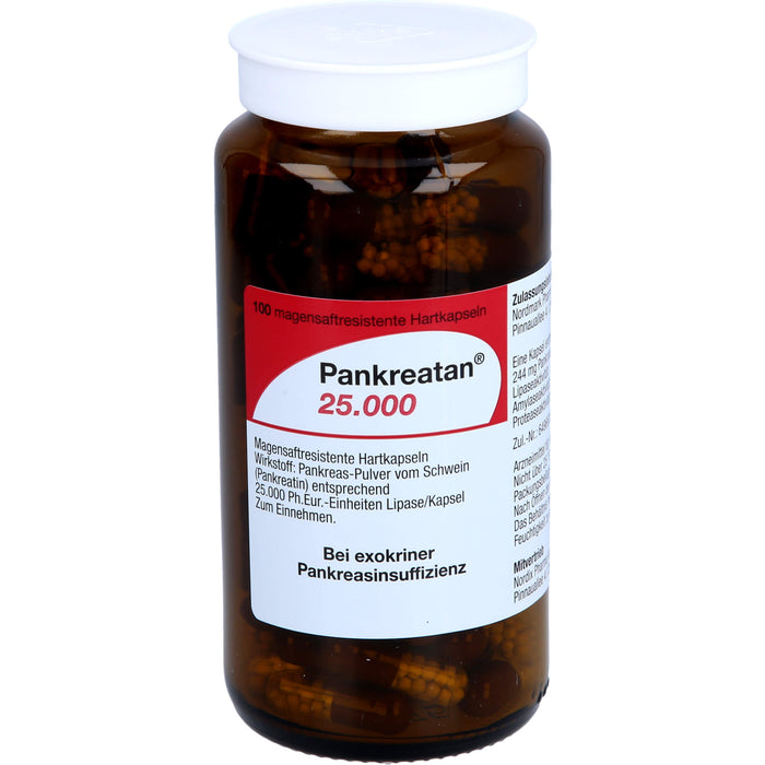 Pankreatan 25.000, Magensaftresistente Hartkapseln, 100 St. Kapseln