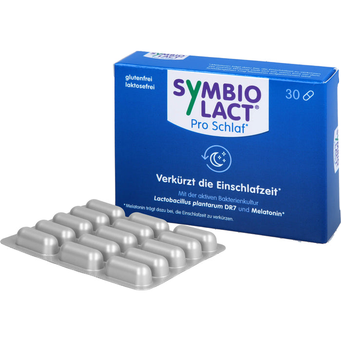 SymbioLact Pro Schlaf Kapseln verkürzt die Einschlafzet, 30 St. Kapseln