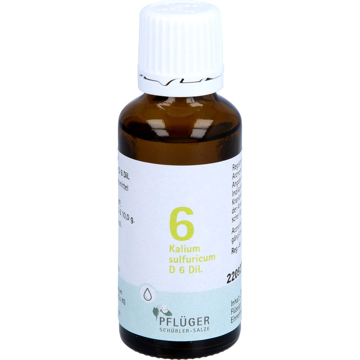 Biochemie Nr.6 Kalium sulfuricum D6 Pflüger Dil., 30 ml TRO