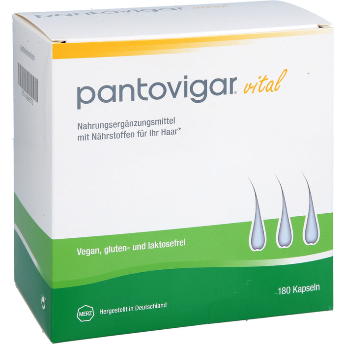 Pantovigar vital Kapseln für normales Haarwachstum, 180 St. Kapseln