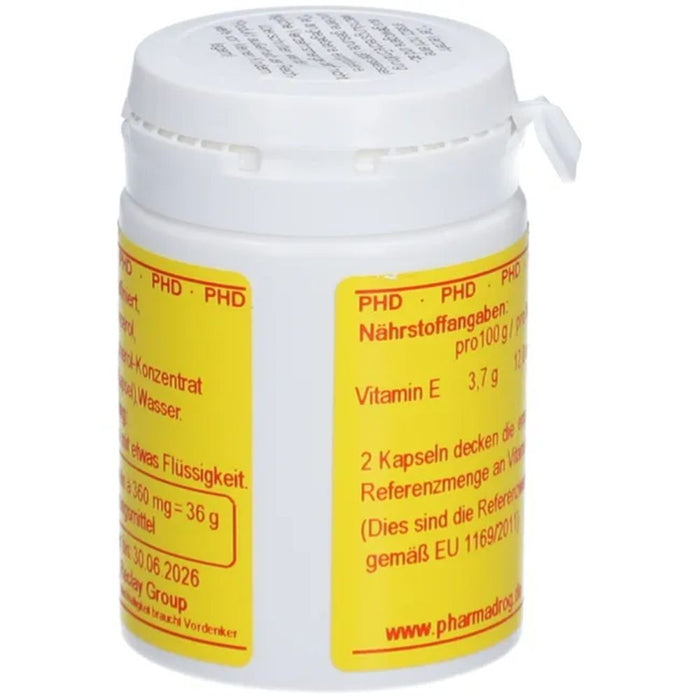 PHD Vitamin E Kapseln, 100 St. Kapseln