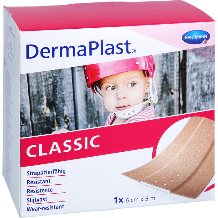 DermaPlast Classic 6cmx5m, 1 St. Pflaster