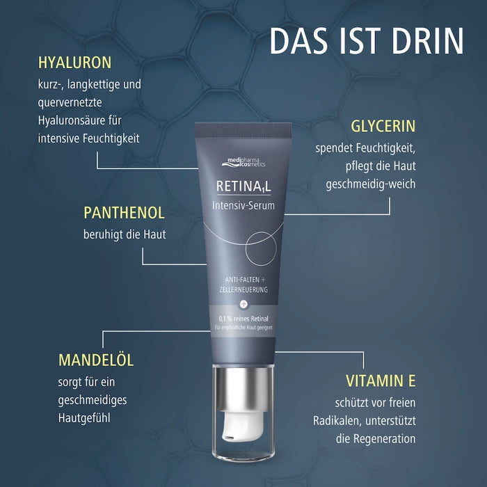 Retinal Intensiv-Serum mit 0,1% Retinal, 30 ml Creme