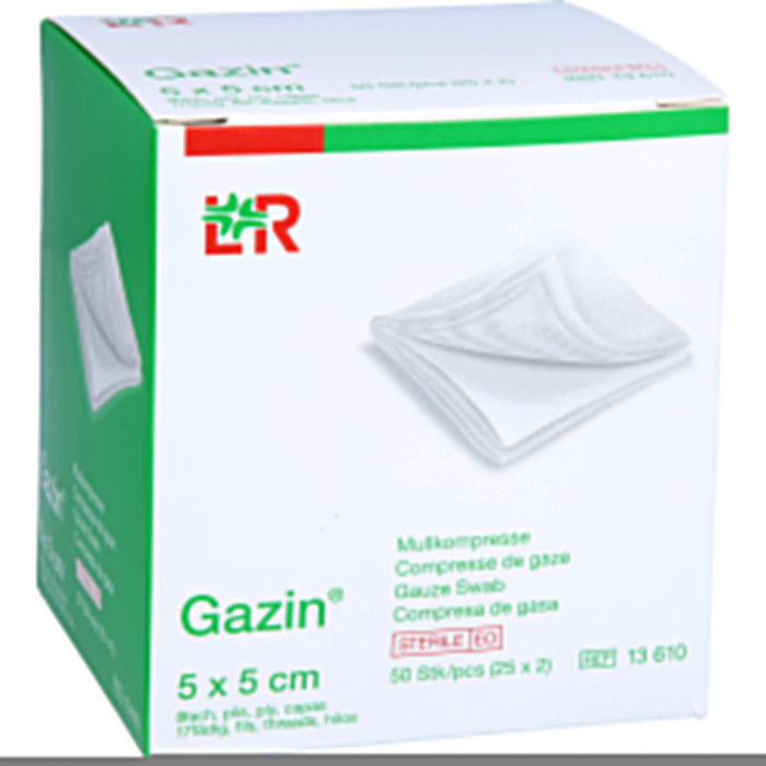 Gazin Kompressen steril 5 x 5 cm, 50 St. Kompressen