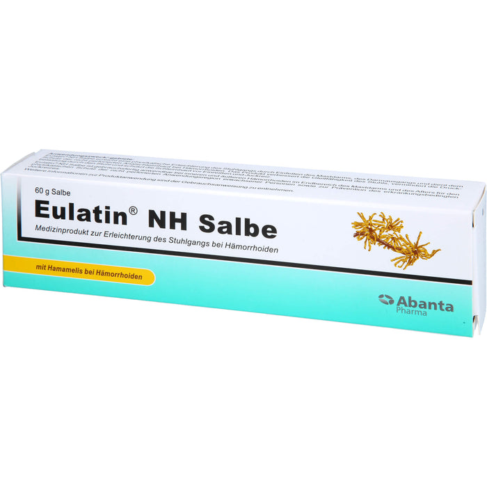Eulatin NH Salbe zur Erleichterung des Stuhlgangs bei Hämorrhoiden, 60 g Salbe