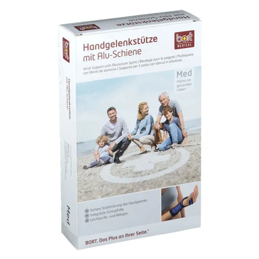 BORT Handgelenkstütze Aluschiene re schwarz sm, 1 St. Bandage