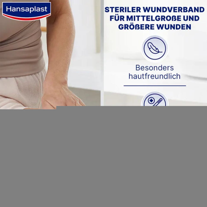 Hansaplast Wundverband Steril Sensitive 10x15cm, 5 St. Pflaster
