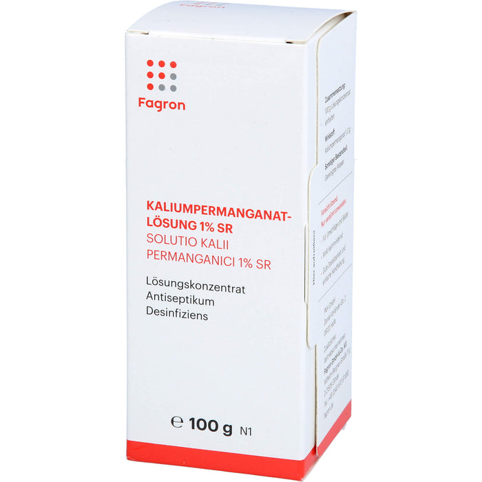Fagron Kaliumpermanganat Lösung 1% SR, 100 g Lösung