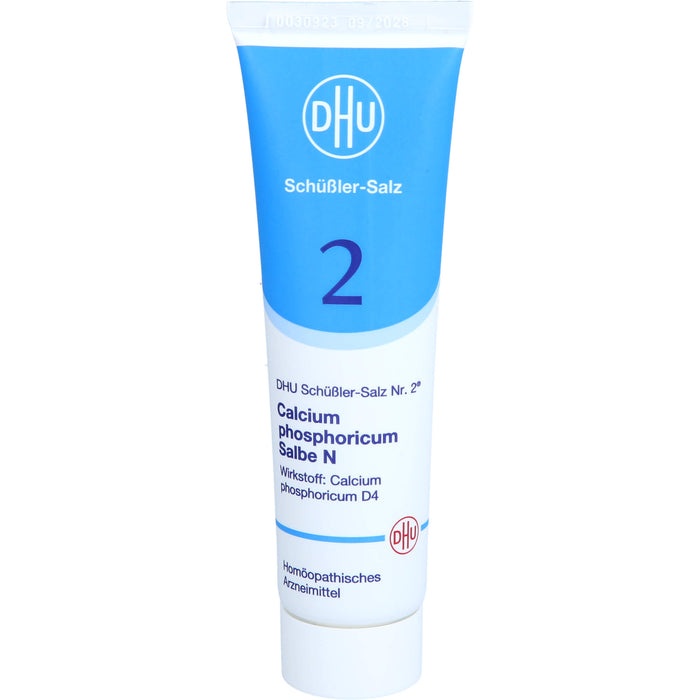 DHU Schüßler-Salz Nr. 2 Calcium phosphoricum D4 – Das Mineralsalz der Knochen und Zähne – das Original, 50 g Salbe