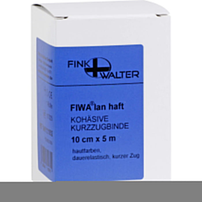 Kompressionsbinde kohäsiv mit kurzem Zug 10cmx5m, 1 St BIN
