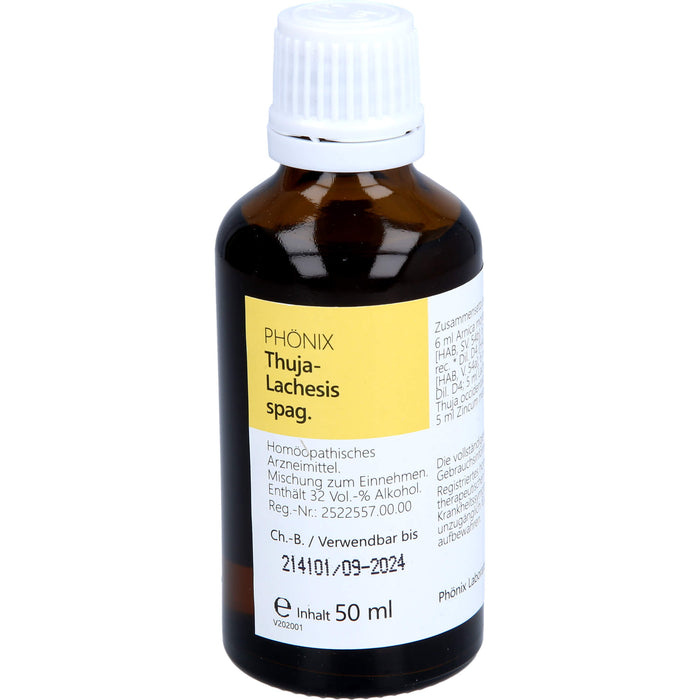 PHÖNIX Thuja-Lachesis spag. Mischung, 50 ml Lösung