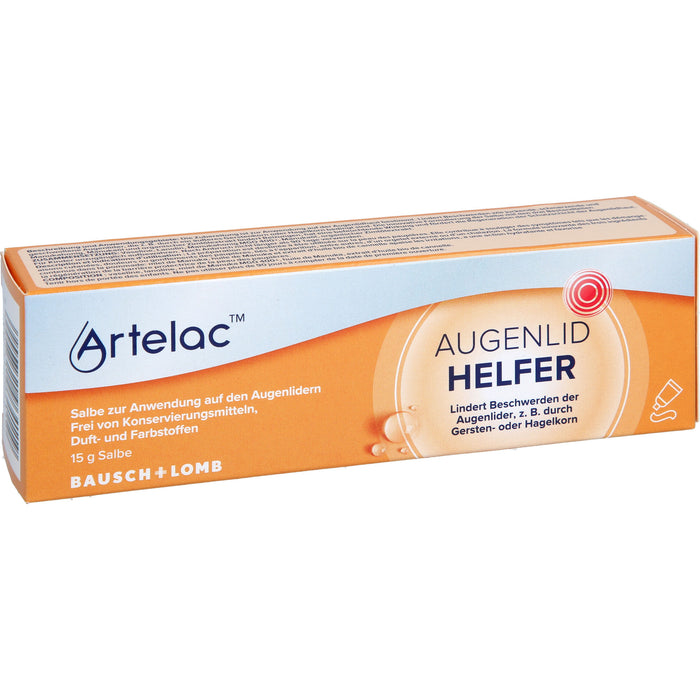 Artelac Augenlidhelfer bei Beschwerden der Augenlider, 15 g Salbe