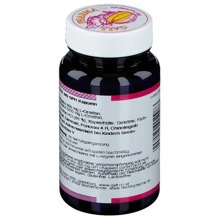 GALL PHARMA Ornithin 400 mg GPH Kapseln, 60 St. Kapseln
