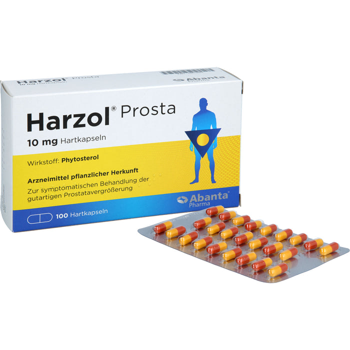 Harzol Prosta 10 mg Hartkapseln bei gutartiger Prostatavergrößerung, 100 St. Kapseln