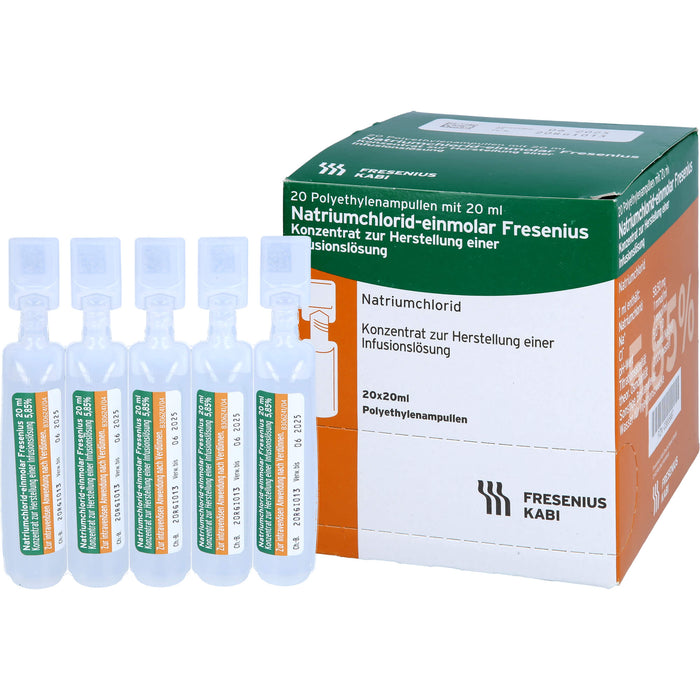 FRESENIUS KABI Natriumchlorid-einmolar Fresenius Konzentrat, 400 ml Lösung