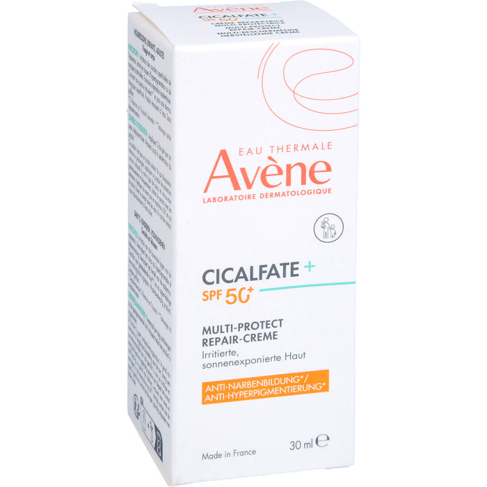Avène Cicalfate Multi-Protect Repair-Creme SPF 50+ bei irritierter, sonnenexponierter Haut, 30 ml Creme