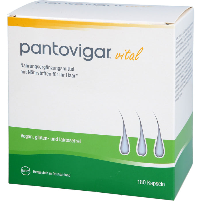 Pantovigar vital Kapseln für normales Haarwachstum, 180 St. Kapseln