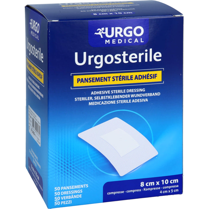 Urgosterile steriler, selbstklebender Wundverband 10 cm x 8 cm, 50 St. Pflaster