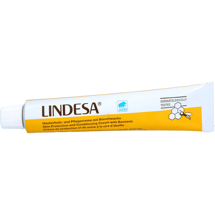 LINDESA Hautschutz- und Pflegecreme mit Bienenwachs, 50 ml Creme