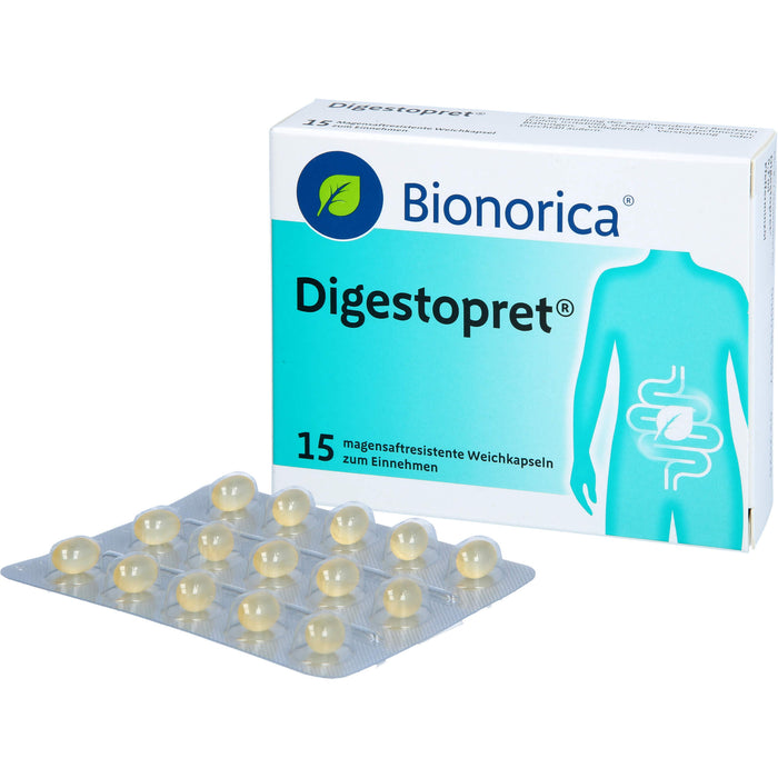 Digestopret Weichkapseln bei Darmbeschwerden, 15 St. Kapseln