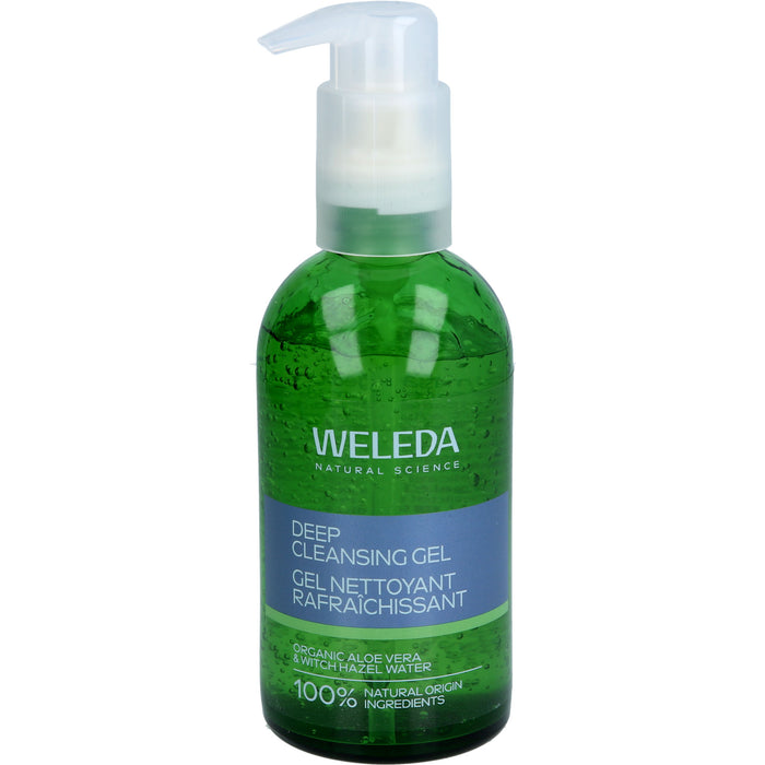 WELEDA Deep Cleansing Gel für normale bis Mischhaut, 150 ml Gel