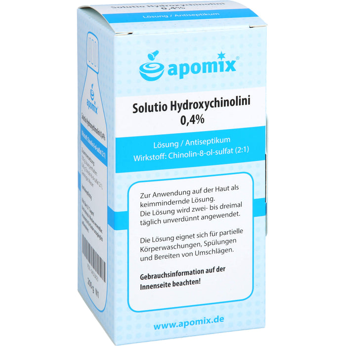 Solutio Hydroxychinolini 0,4%, 200 ml LOE