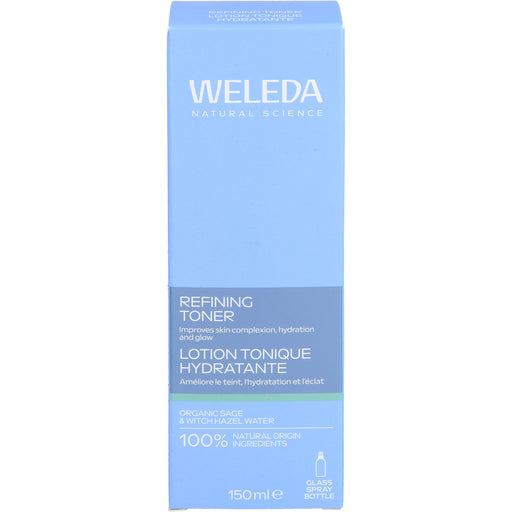 WELEDA Refining Hydra Toner für ein ebenmäßiges Hautbild, 150 ml Lösung