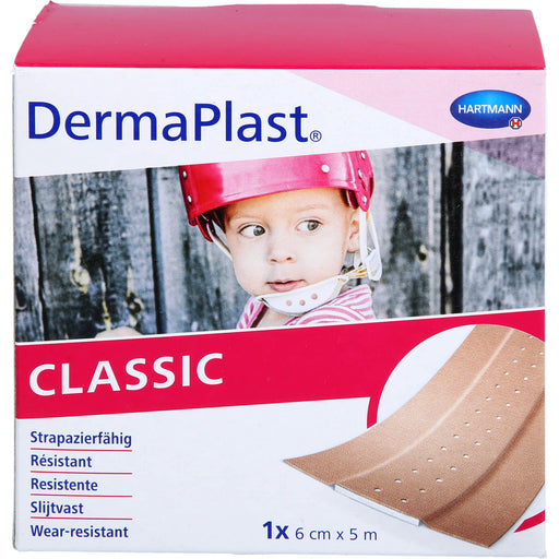 DermaPlast Classic 6cmx5m, 1 St. Pflaster