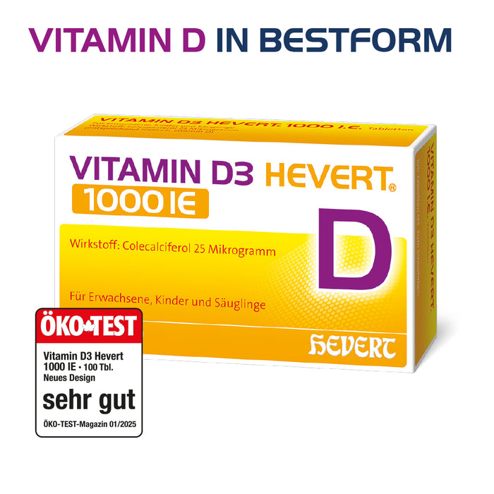Vitamin D3 Hevert 1000 IE, 100 St. Tabletten