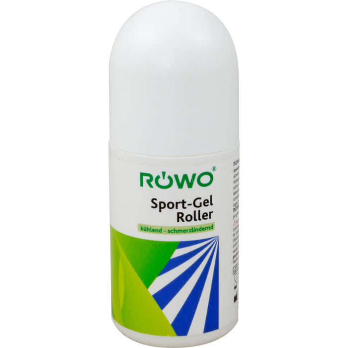 RÖWO Sport-Gel Roller mit japanischem Minzöl bei Schmerzen, Sportverletzungen oder auch Insektenstichen, 50 ml Stift