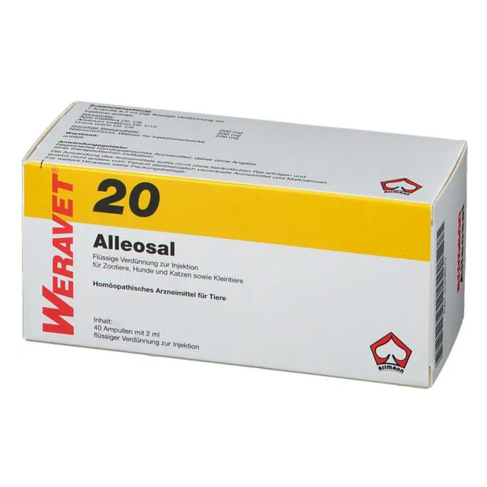 WERAVET 20 Alleosal vet Ampullen, 80 ml Lösung