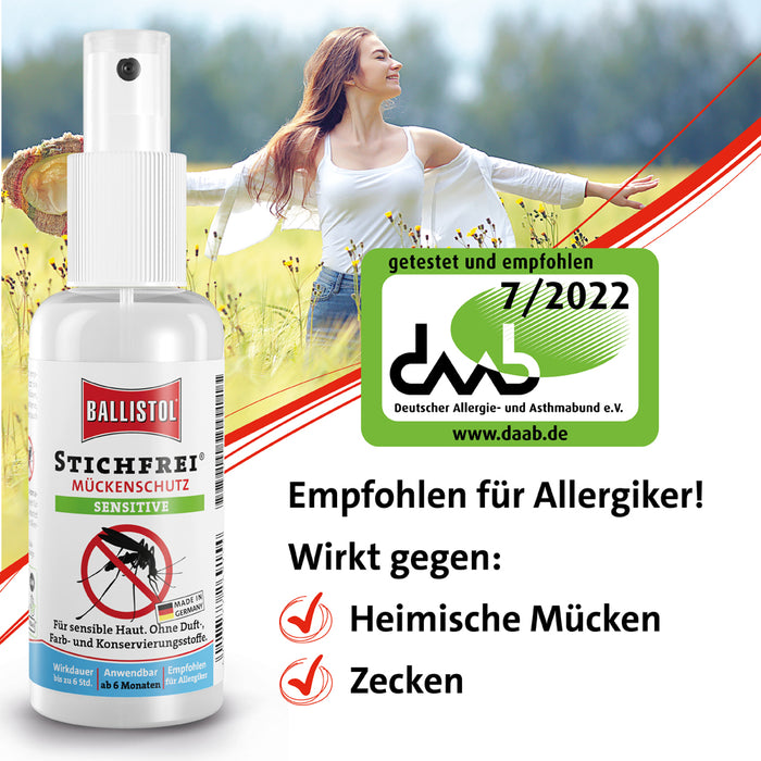 Ballistol Stichfrei Sensitiv, 100 ml Spray