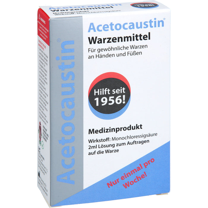 Acetocaustin Lösung bei Warzen, 2 ml Lösung