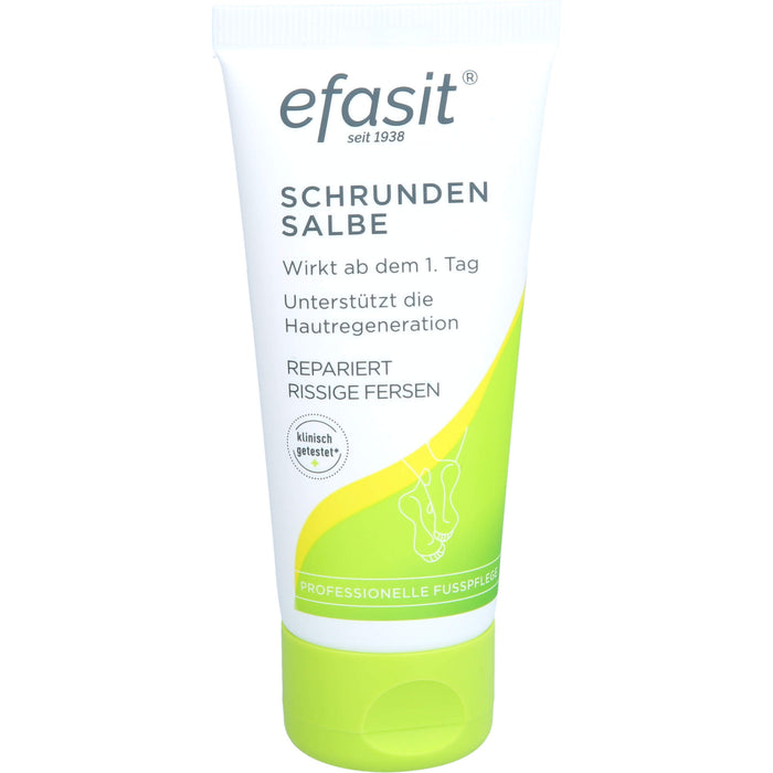 Efasit Schrunden Salbe repariert rissige Fersen, 60 ml Salbe