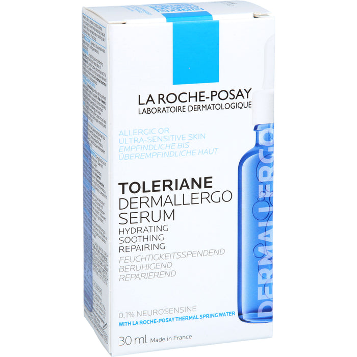 La Roche-Posay Toleriane Dermallergo Serum feuchtigkeitsspendend, beruhigend, reparierend für empfindliche Haut, 30 ml Gel