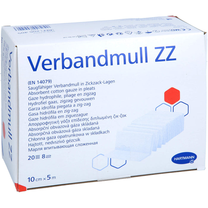 HARTMANN Verbandmull ZZ 10 cm x 5 m, 1 St. Verband