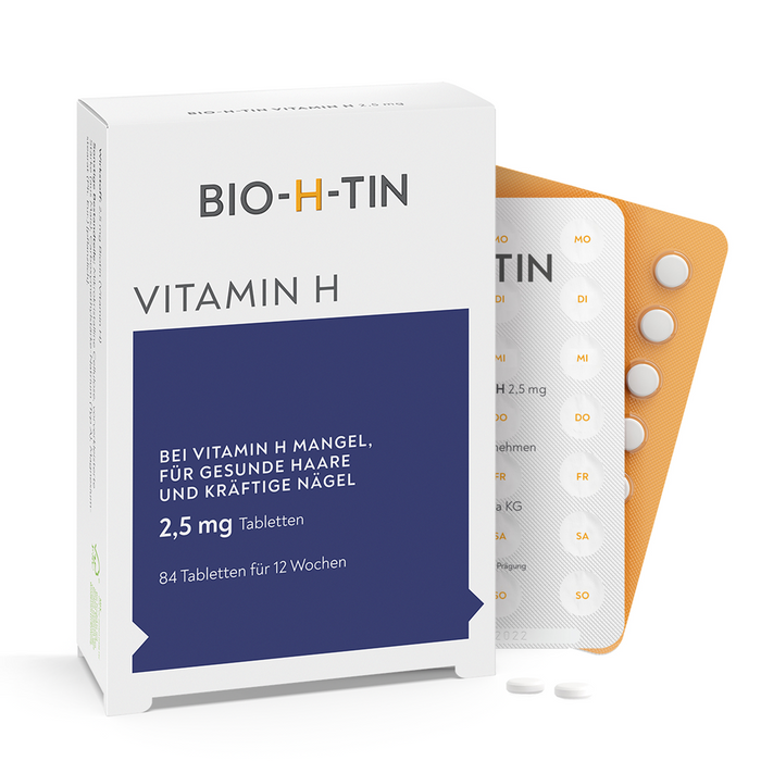 BIO-H-TIN Vitamin H 2,5 mg Tabletten, 84 pcs. Tablets