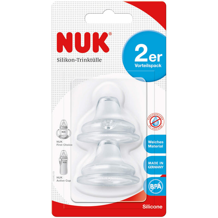 NUK Ersatztrinkschnabel / Trinktülle für First Choice und Active Cup Flaschen, 2 St. Zubehör