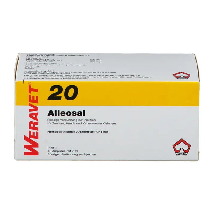 WERAVET 20 Alleosal vet Ampullen, 80 ml Lösung