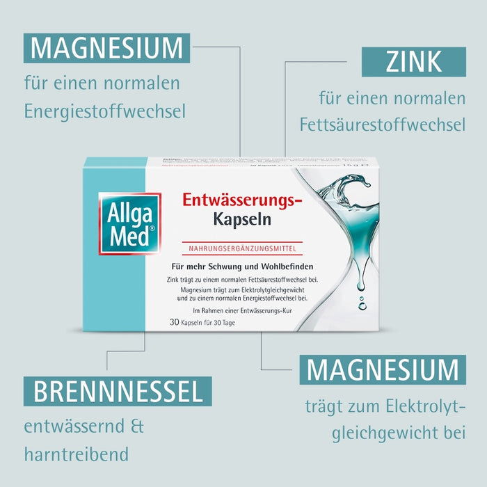 Allga Med Entwässerungskapseln, 30 pcs. Capsules
