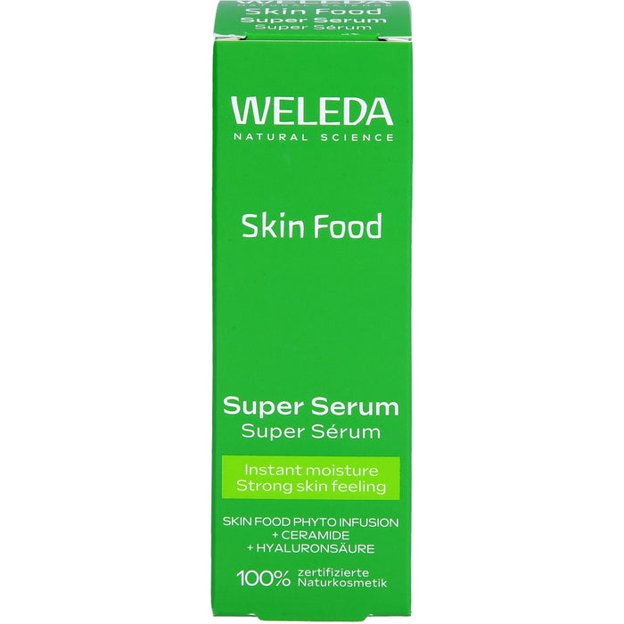 WELEDA Skin Food Super Serum für intensive Feuchtigkeit und einen strahlenden Glow, 30 ml Lösung