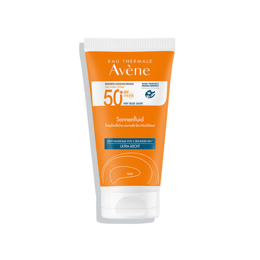 Avène Sonnenfluid SPF 50+ ultra leicht für empfindliche Haut, 50 ml Creme