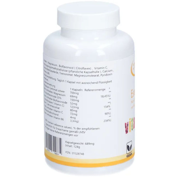 Hannes pure Lebenslust Ester C vegetarische Kapseln, 180 St. Kapseln