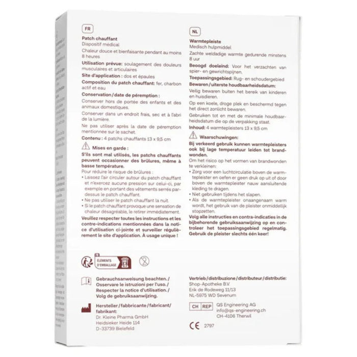 Redcare Wärmepflaster, 4 St. Pflaster