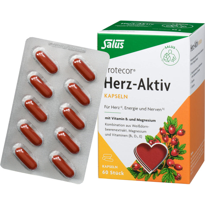 Salus Protecor Herz-Aktiv Kapseln, 60 St. Kapseln
