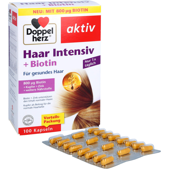 Doppelherz Haar Intensiv + Biotin, 100 St KAP