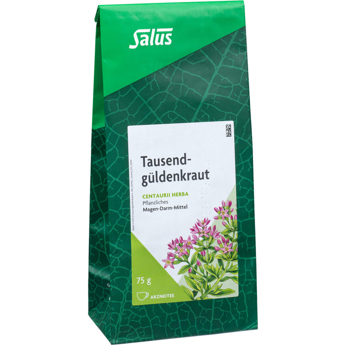 Salus Tausendgüldenkraut Arzneitee bei Appetitlosigkeit und Verdauungsbeschwerden, 75 g Tee