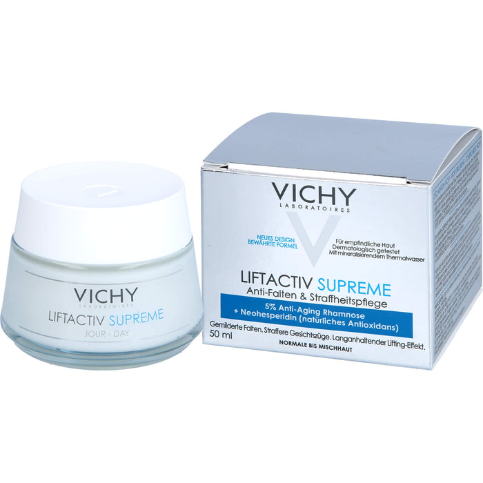 VICHY Liftactiv Hyaluron Anti-Falten & Straffheit Creme für normale bis Mischhaut, 50 ml Creme